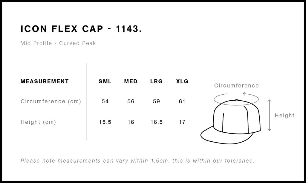 Size Guide - Style 1143