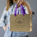 Medium Ribbon Handle Paper Bag - 125057